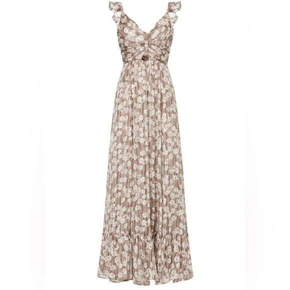 Floral Print Cut Out Maxi Dress Silvia Gown Sabina Musayev - Picture 2 of 13